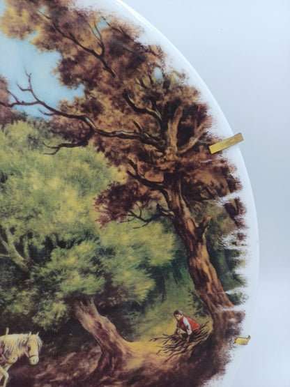 Assiette en porcelaine de Limoges – signée J.C. Van Hunnik, P. Pastaud AR CONCEPT