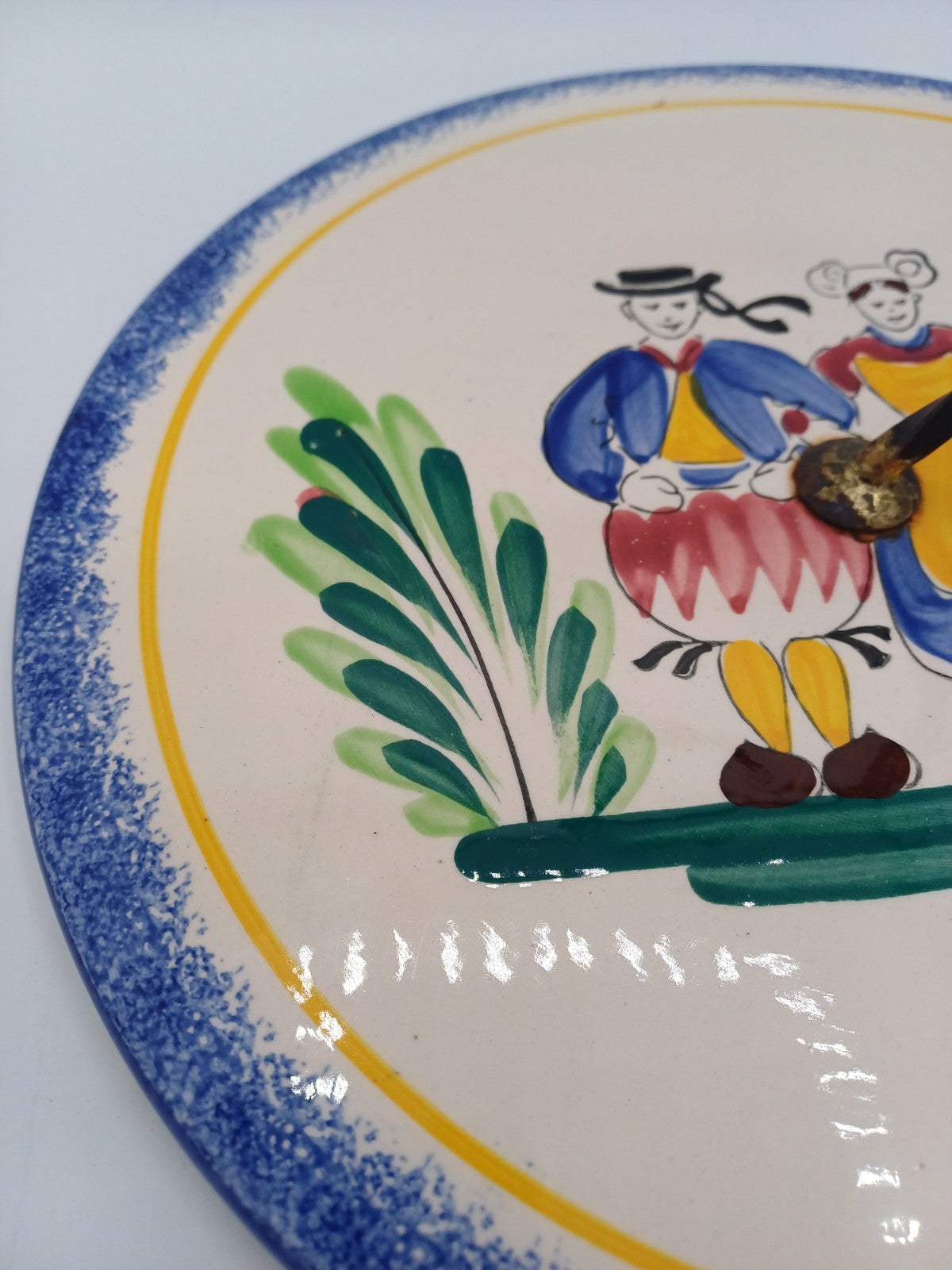 Plateau à Fromage en Faïence – Décor Breton "La Pointe du Raz" AR CONCEPT