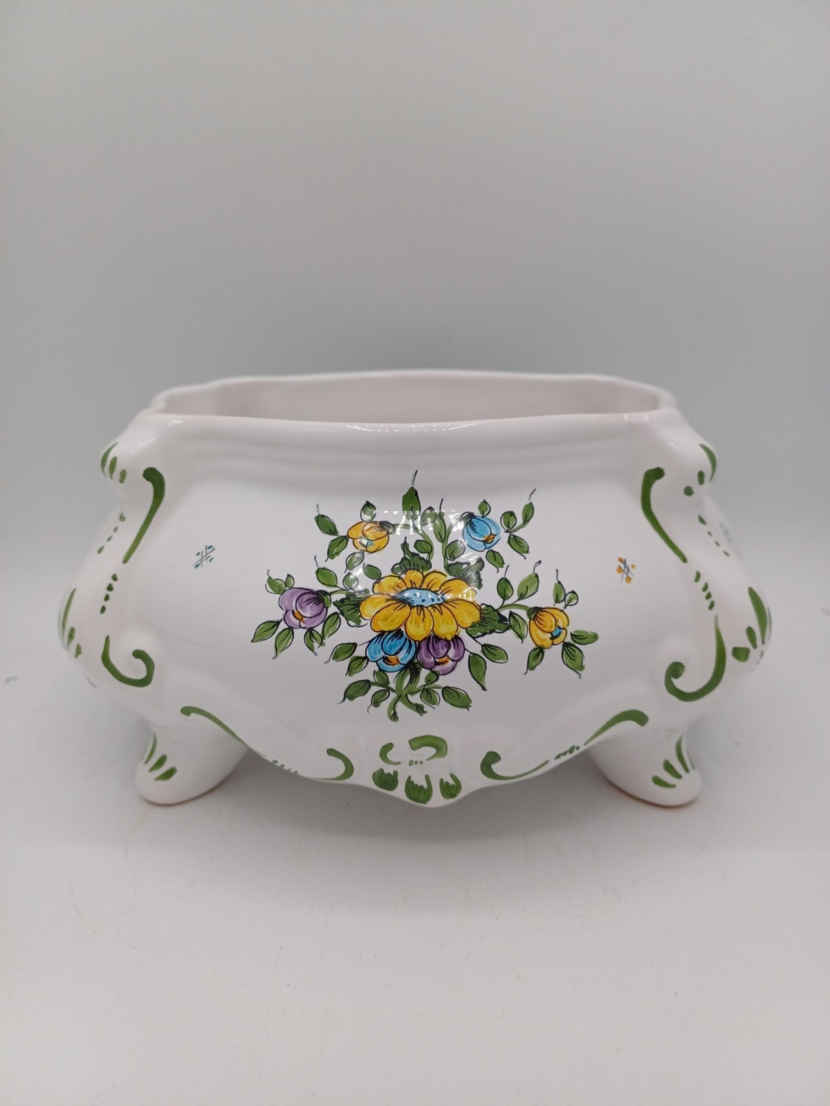 Bonbonnière en Faïence – Faïencerie Dellerie à Moustier - Très bon état AR CONCEPT