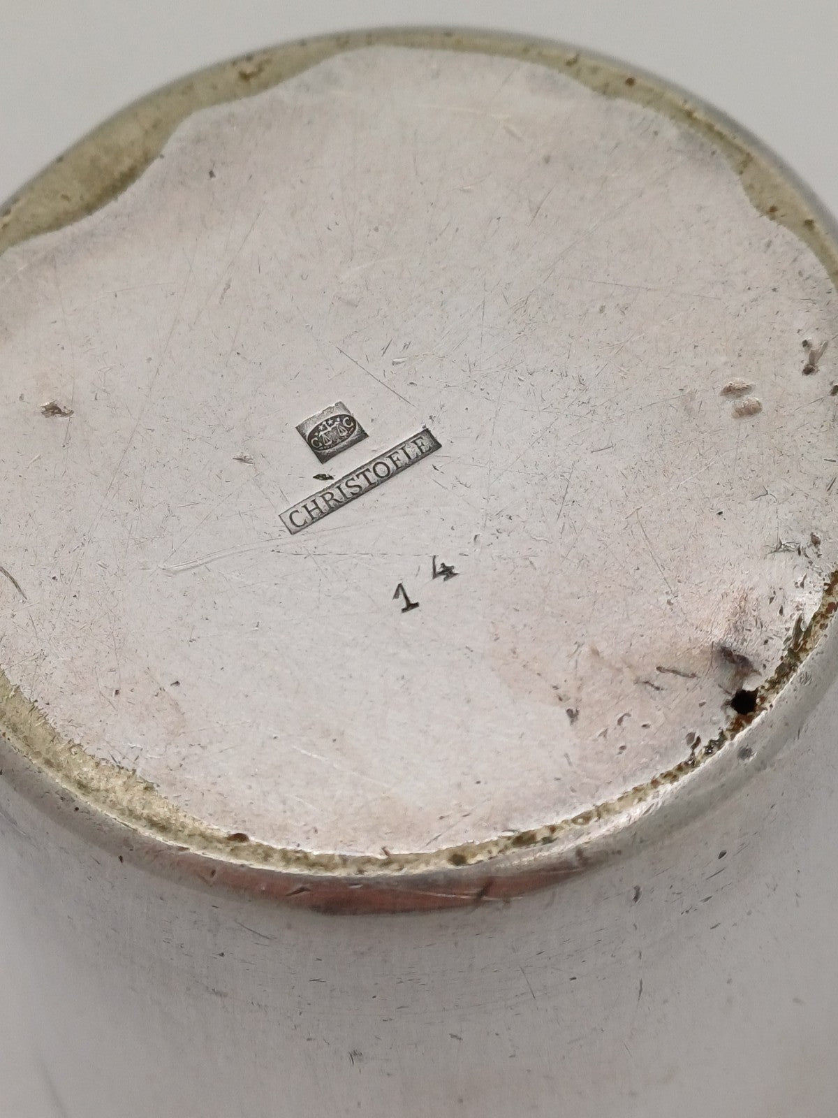 Timbale en métal argenté - Christofle - Orfèvrerie Française - Collection