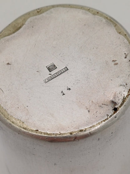 Timbale en métal argenté - Christofle - Orfèvrerie Française - Collection