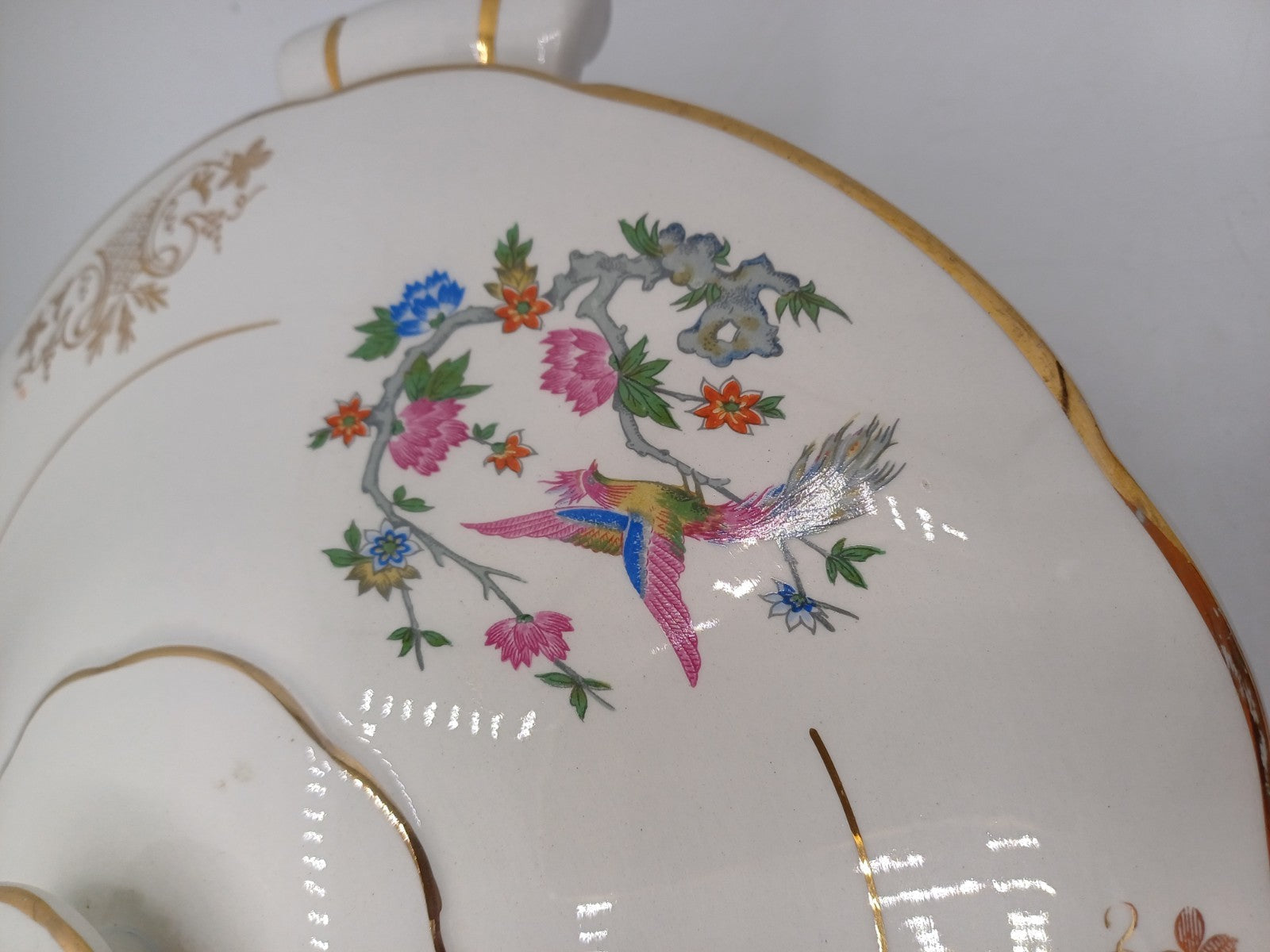 Soupière – Porcelaine de Lunéville – Décor floral - Collection AR CONCEPT