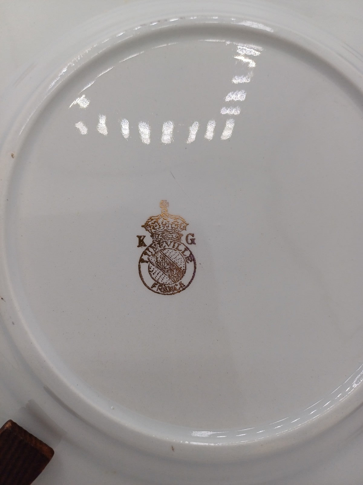 Lot de 12 assiettes à dessert – Porcelaine de Lunéville – Décor floral AR CONCEPT