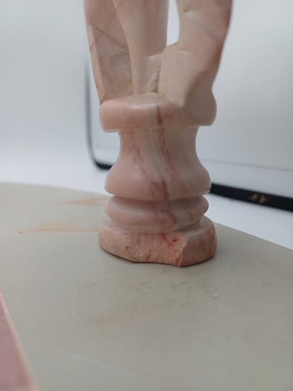 Échiquier en Pierre à Savon – Vintage – Rose et Blanc - Collection AR CONCEPT