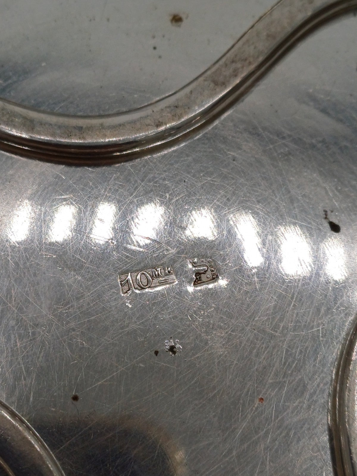 Lot de 2 dessous de bouteille – Christofle & signé PH - Métal Argenté AR CONCEPT