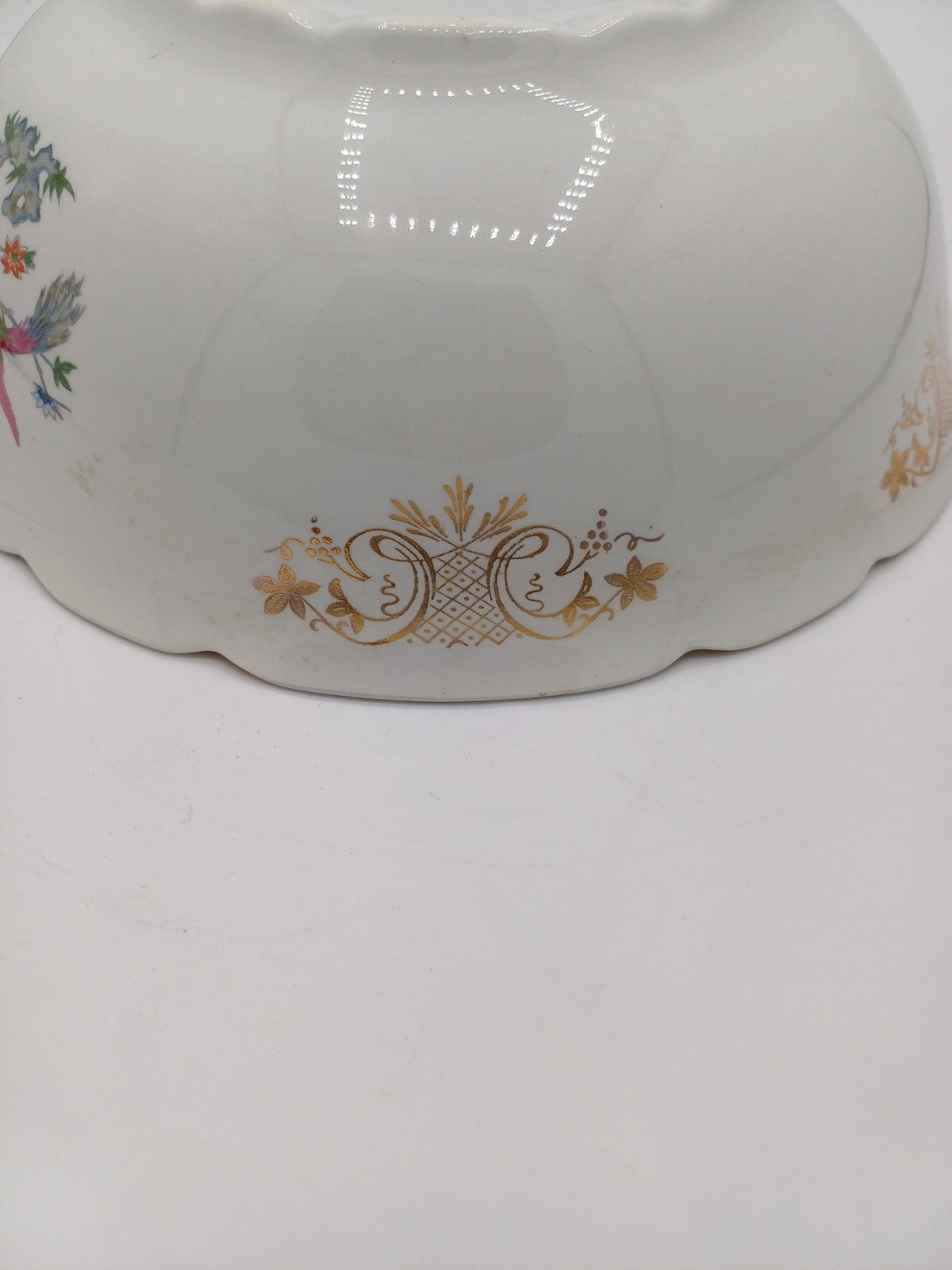 Saladier – Porcelaine de Lunéville – Décor floral - Collection AR CONCEPT