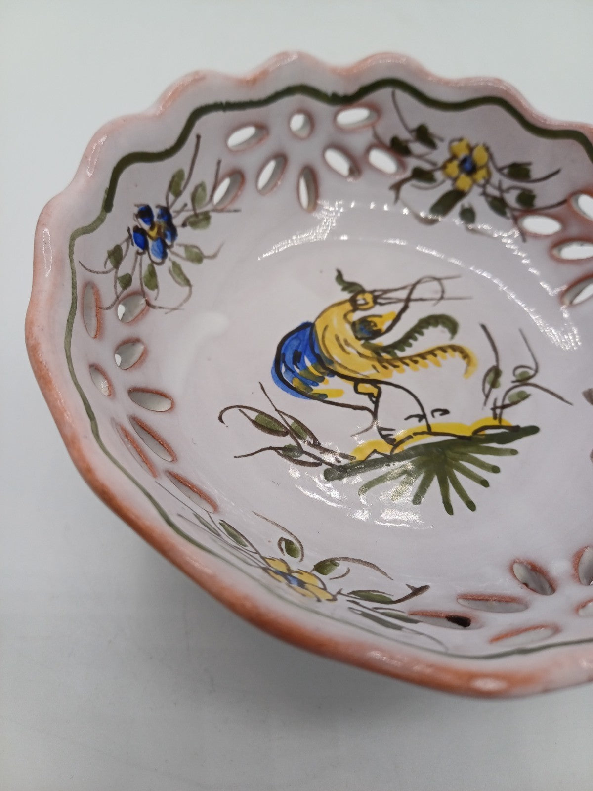 Petite Coupe / Vide-Poche en Terre Polie Signée Jean Paulet – Peint à la main AR CONCEPT