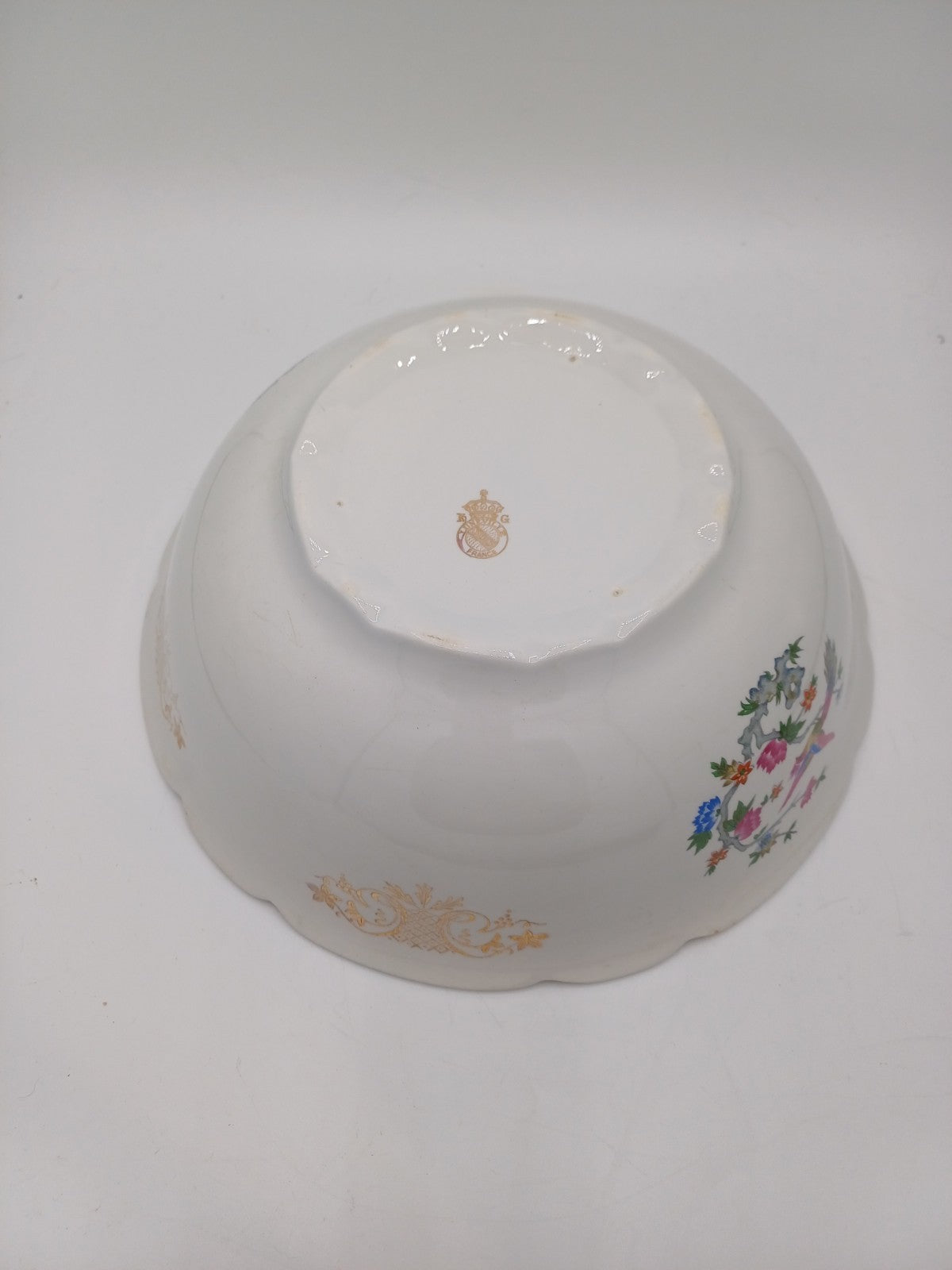 Saladier – Porcelaine de Lunéville – Décor floral - Collection AR CONCEPT