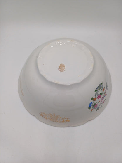 Saladier – Porcelaine de Lunéville – Décor floral - Collection AR CONCEPT