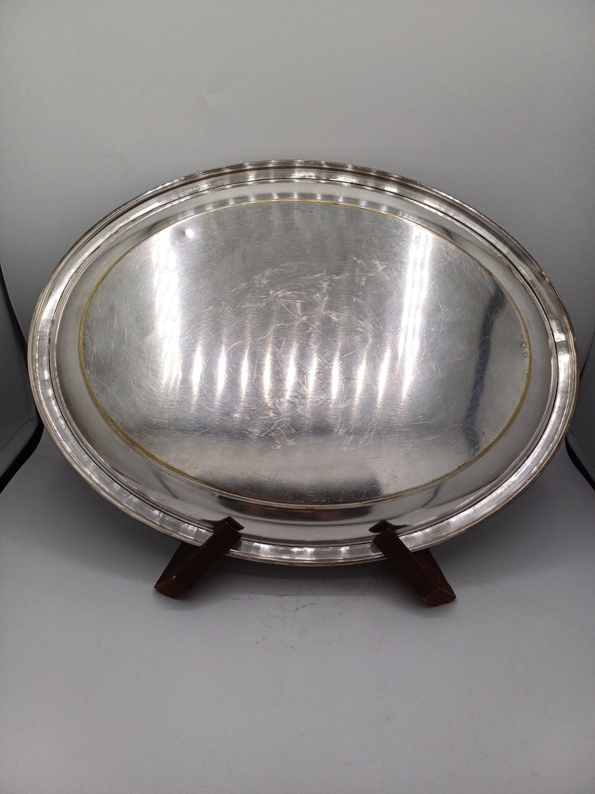 Plateau en Métal Argenté – Orfèvrerie Christofle - Poinçon OC AR CONCEPT