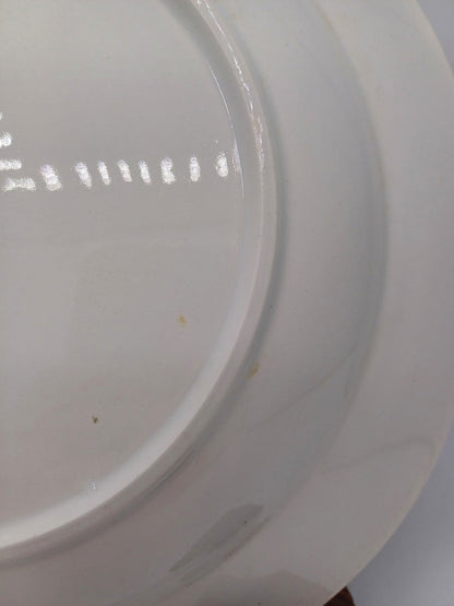 Grand plat creux en porcelaine – Décor floral – Lunéville, France AR CONCEPT