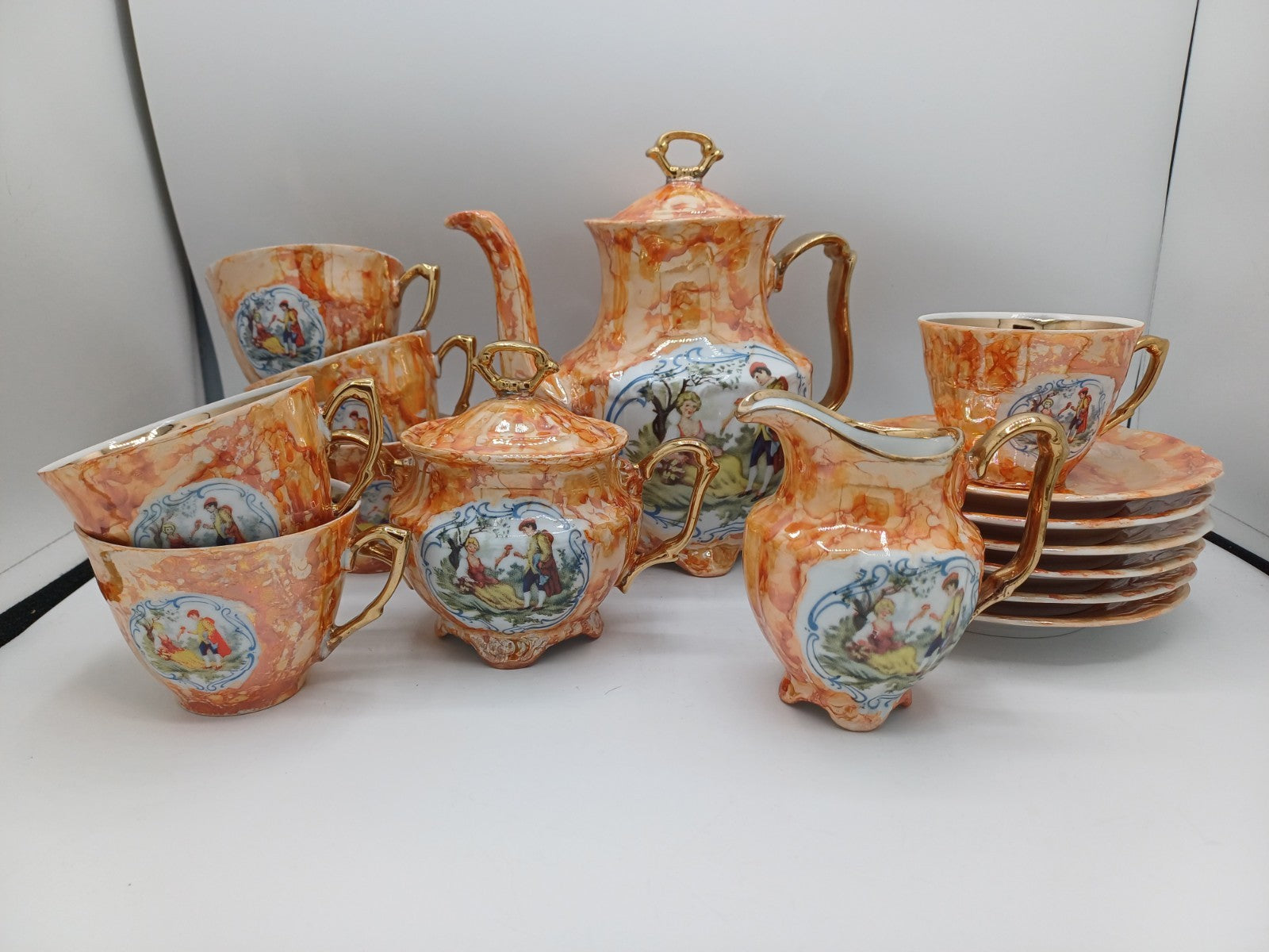 Service à café en porcelaine – Walbrzych, Pologne - Service pour 6 Personnes AR CONCEPT