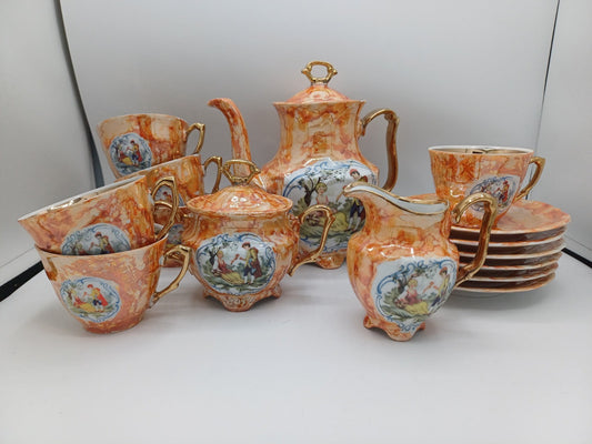 Service à café en porcelaine – Walbrzych, Pologne - Service pour 6 Personnes AR CONCEPT