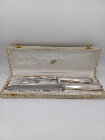 Service à découper le gigot – Christofle – Métal argenté et inox - France