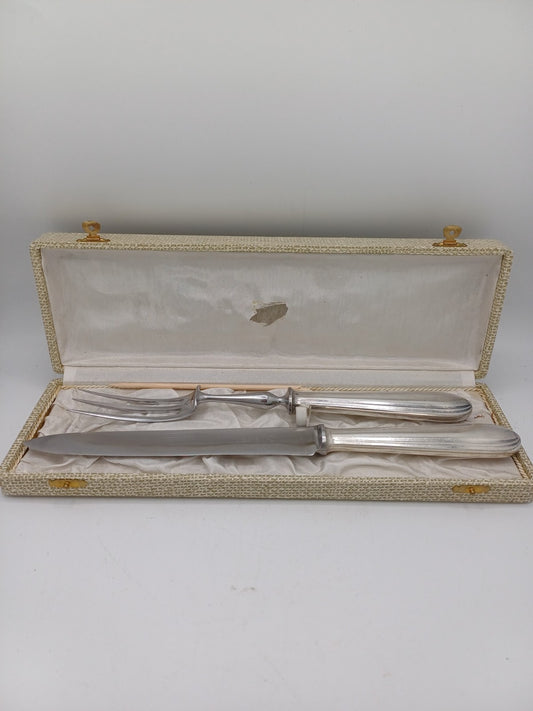 Service à découper le gigot – Christofle – Métal argenté et inox - France