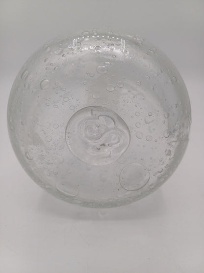 Ancien Vase en Verre Soufflé Bullé - Style Biot - Art de la Table - Décoration AR CONCEPT