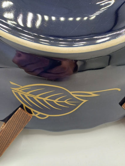 Plat en Porcelaine Fine – Taous, Maroc – Décor Floral et Paon AR CONCEPT