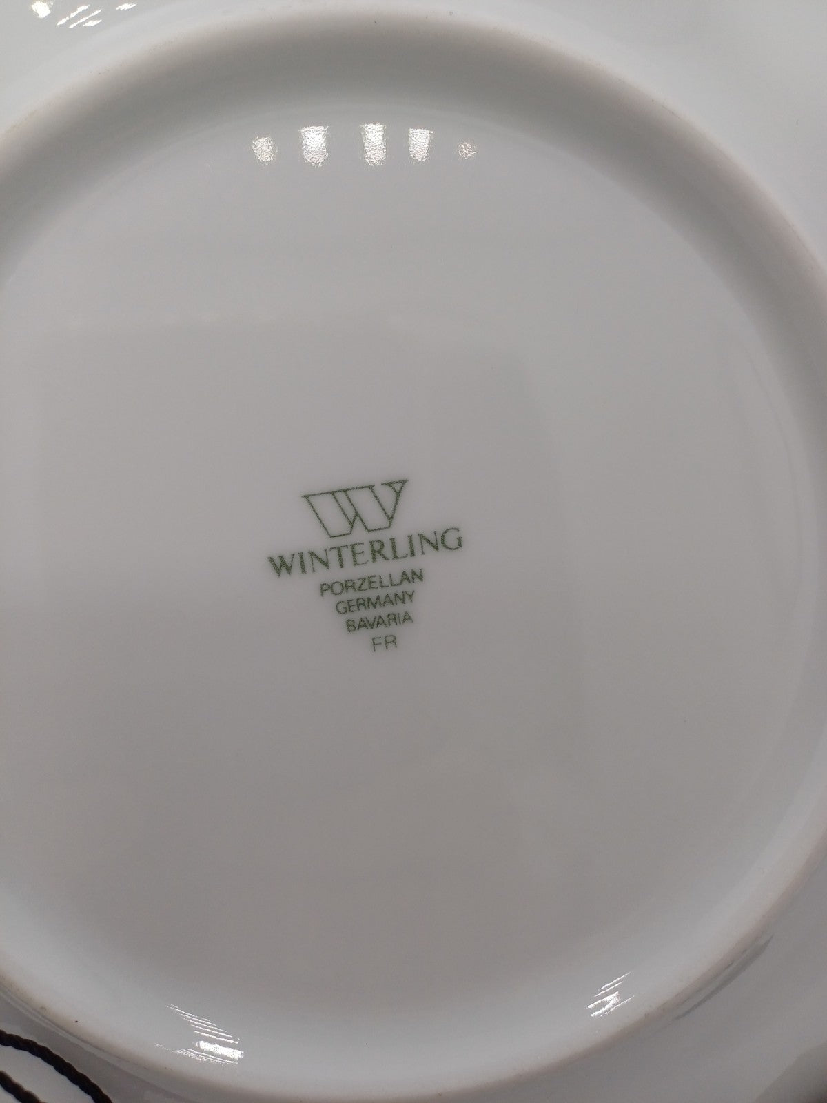 Lot de 2 assiettes en porcelaine allemande Bavaria – Winterling – Terra Veccttia AR CONCEPT