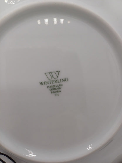 Lot de 2 assiettes en porcelaine allemande Bavaria – Winterling – Terra Veccttia AR CONCEPT