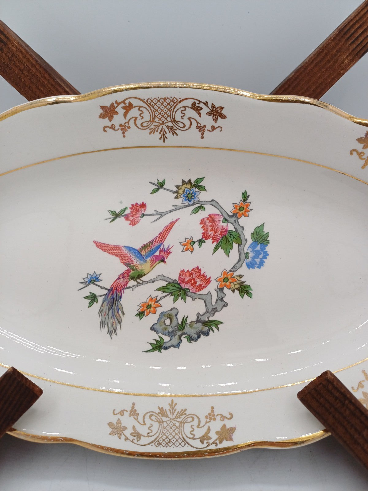 Lot de 2 raviers – Porcelaine de Lunéville – Décor floral - Collection AR CONCEPT