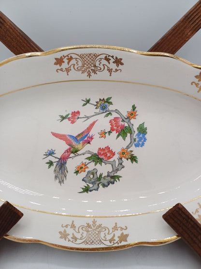 Lot de 2 raviers – Porcelaine de Lunéville – Décor floral - Collection AR CONCEPT