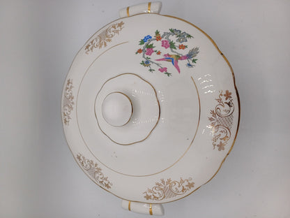 Soupière – Porcelaine de Lunéville – Décor floral - Collection AR CONCEPT