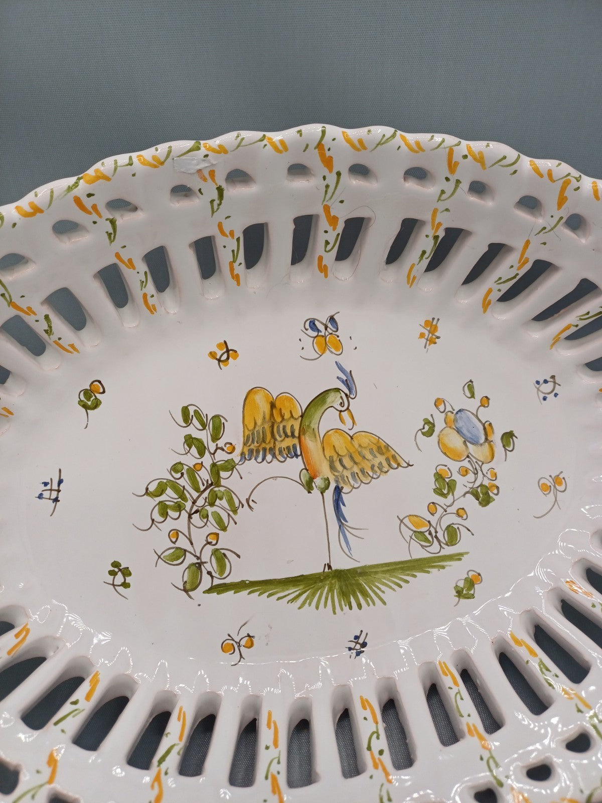 Corbeille / Coupe à fruits Moustiers – Très bon état