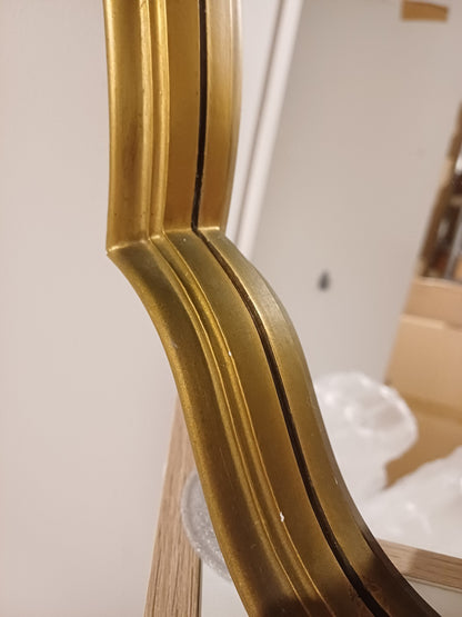 Miroir Doré Baroque - H : 58,5cm / L : 38cm - Bon état - Ancien