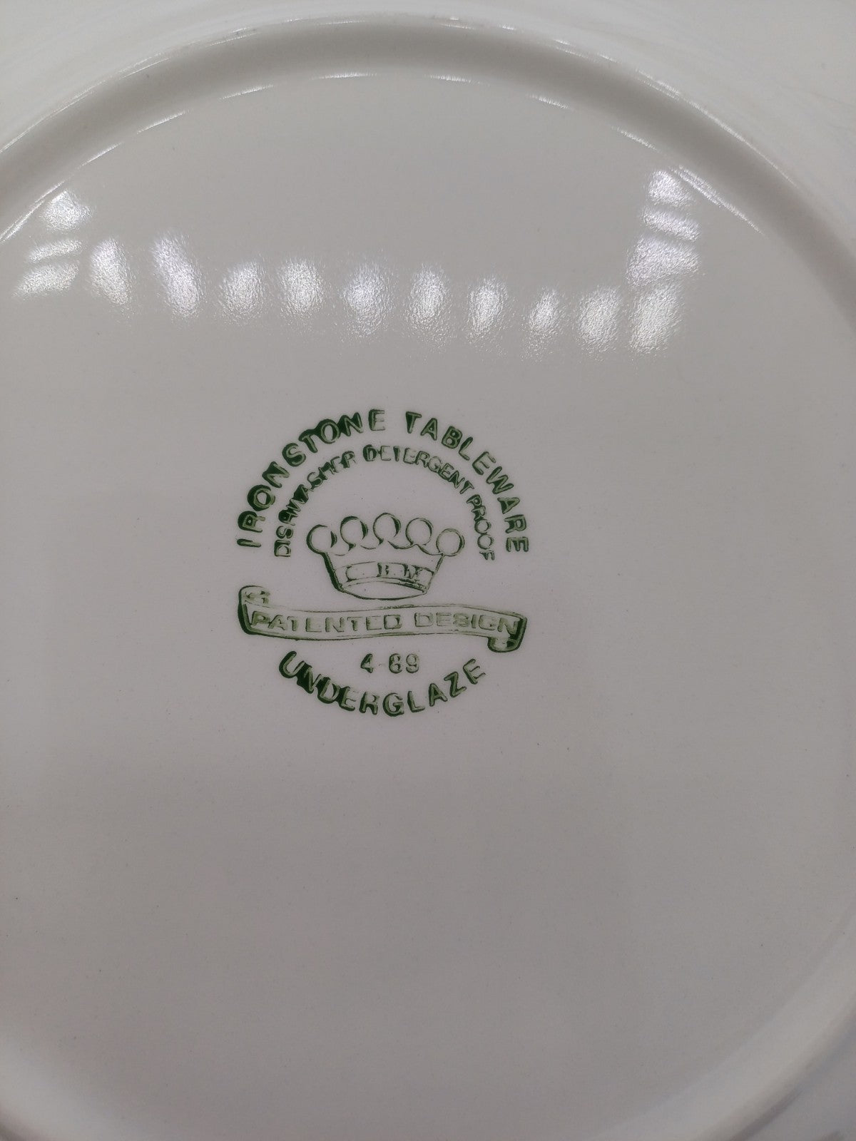 Lot de 2 assiettes commémoratives Révolution 1789 – Ironstone Tableware AR CONCEPT