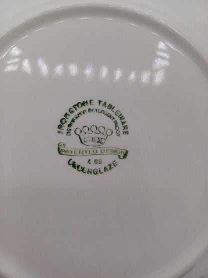 Lot de 2 assiettes commémoratives Révolution 1789 – Ironstone Tableware AR CONCEPT