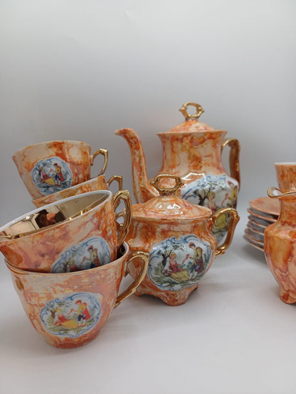 Service à café en porcelaine – Walbrzych, Pologne - Service pour 6 Personnes AR CONCEPT