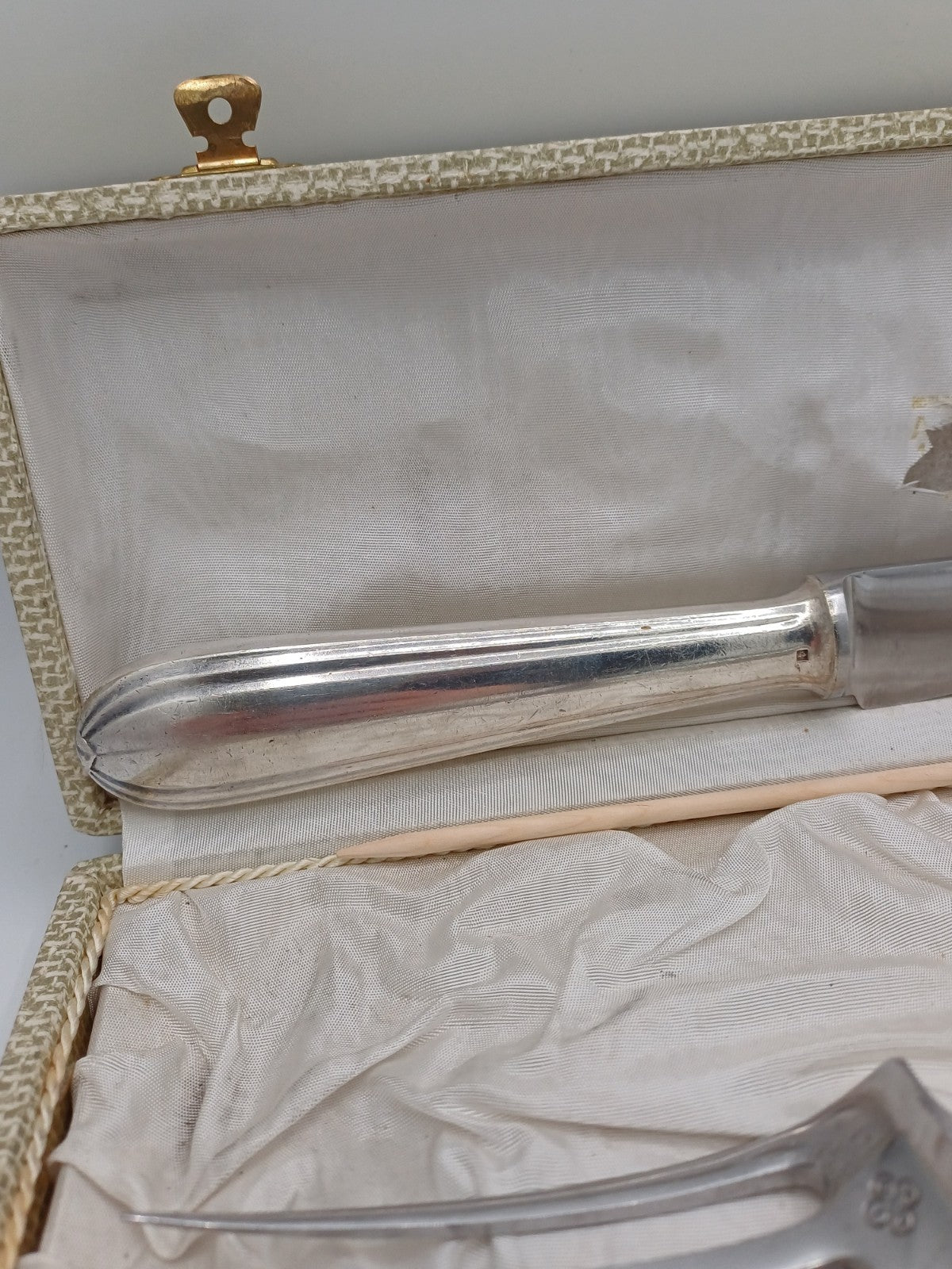 Service à découper le gigot – Christofle – Métal argenté et inox - France