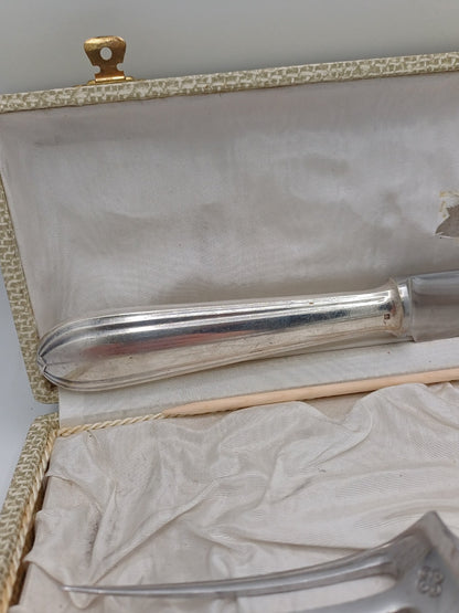 Service à découper le gigot – Christofle – Métal argenté et inox - France