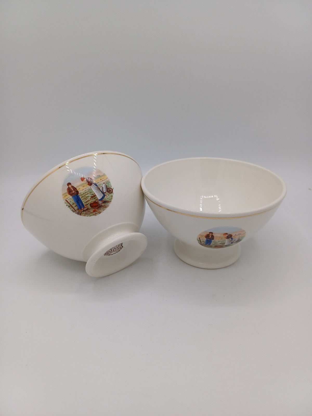 Lot de 2 Bols en Faïence – Manufacture de Gien - Collection AR CONCEPT