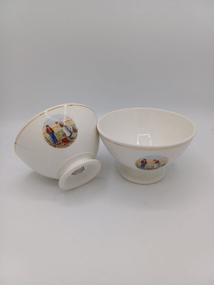 Lot de 2 Bols en Faïence – Manufacture de Gien - Collection AR CONCEPT