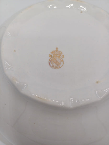 Saladier – Porcelaine de Lunéville – Décor floral - Collection AR CONCEPT