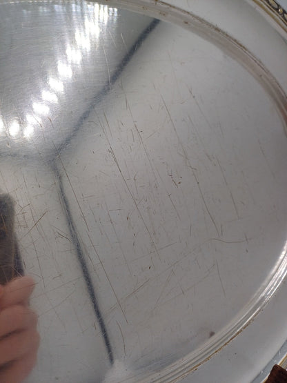 Plateau en Métal Argenté – Orfèvrerie Christofle - Poinçon OC AR CONCEPT