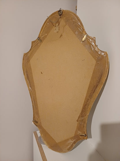 Miroir Doré Baroque - H : 58,5cm / L : 38cm - Bon état - Ancien