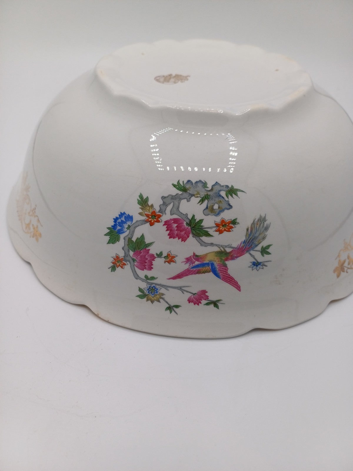 Saladier – Porcelaine de Lunéville – Décor floral - Collection AR CONCEPT