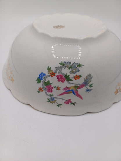 Saladier – Porcelaine de Lunéville – Décor floral - Collection AR CONCEPT