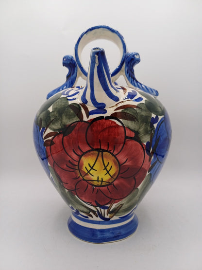 Gargoulette en Faïence Peinte à la Main – Décor Floral AR CONCEPT