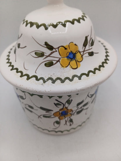 Lot de 3 pots en faïence signés Jean Paulet – XXème siècle - Peint à la Main AR CONCEPT