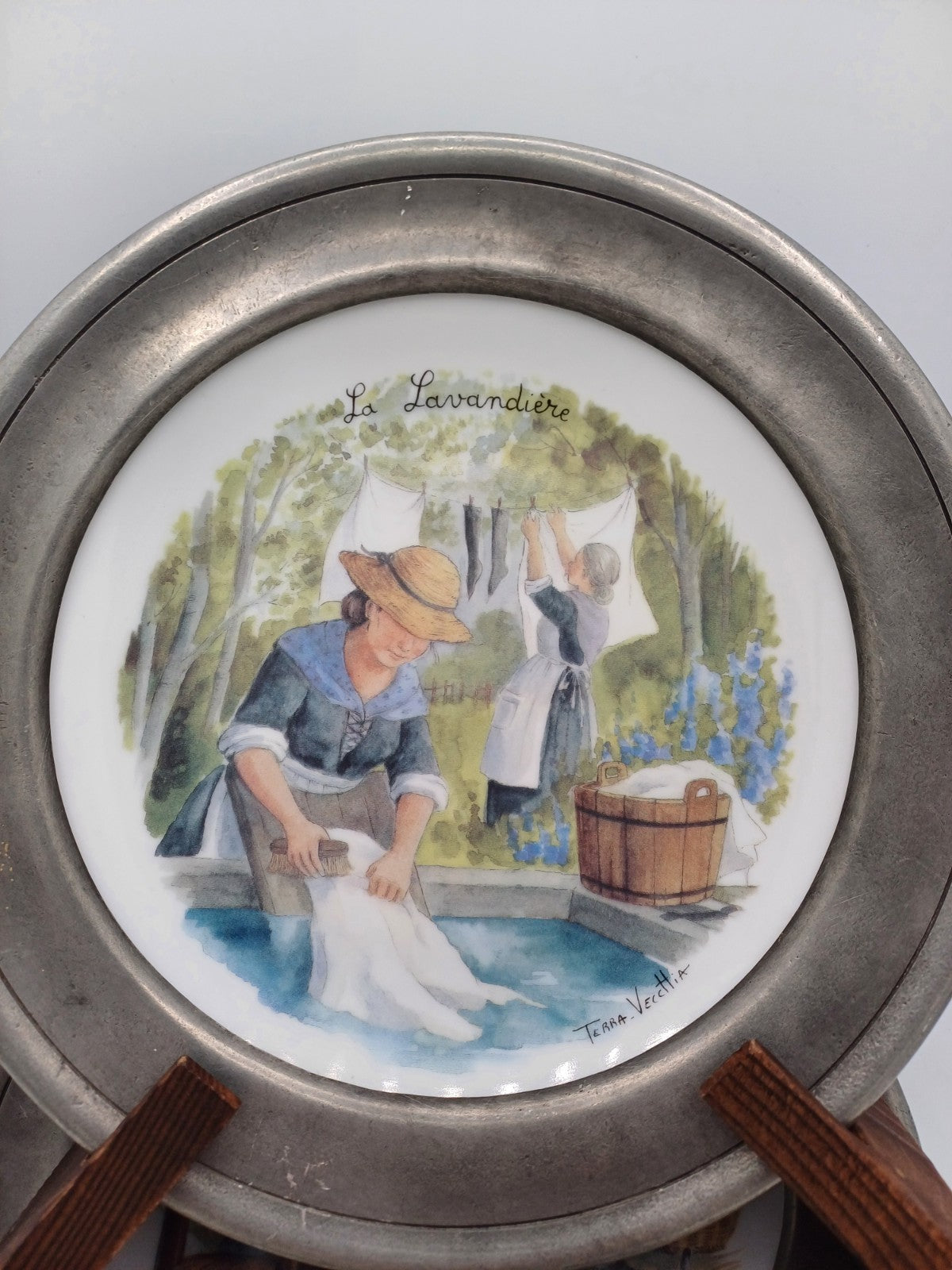 Lot de 2 assiettes en porcelaine allemande Bavaria – Winterling – Terra Veccttia AR CONCEPT