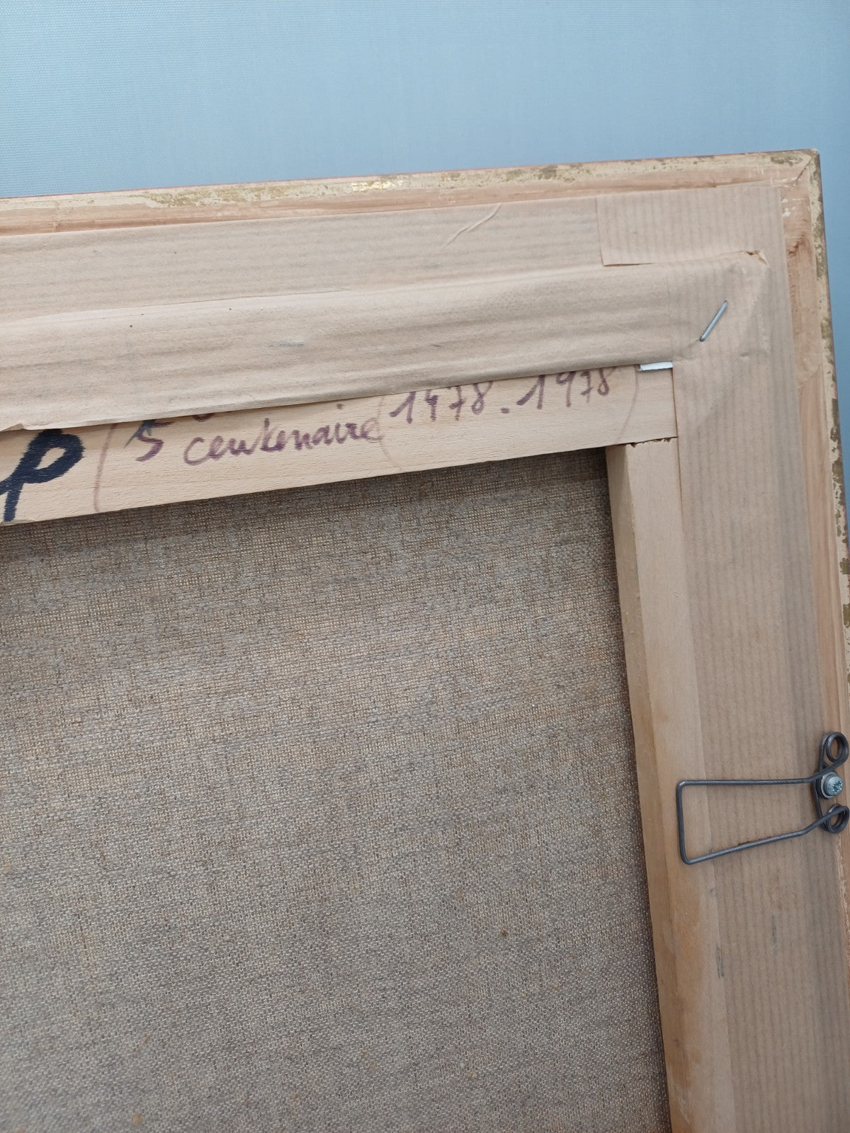 Tableau peinture à l’huile – Signé Dauget – “Le Pont Neuf et le Louvre” (1978)