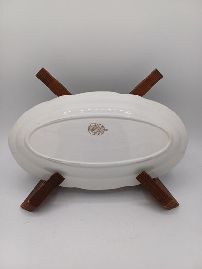 Lot de 2 raviers – Porcelaine de Lunéville – Décor floral - Collection AR CONCEPT