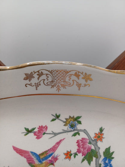 Lot de 2 raviers – Porcelaine de Lunéville – Décor floral - Collection AR CONCEPT