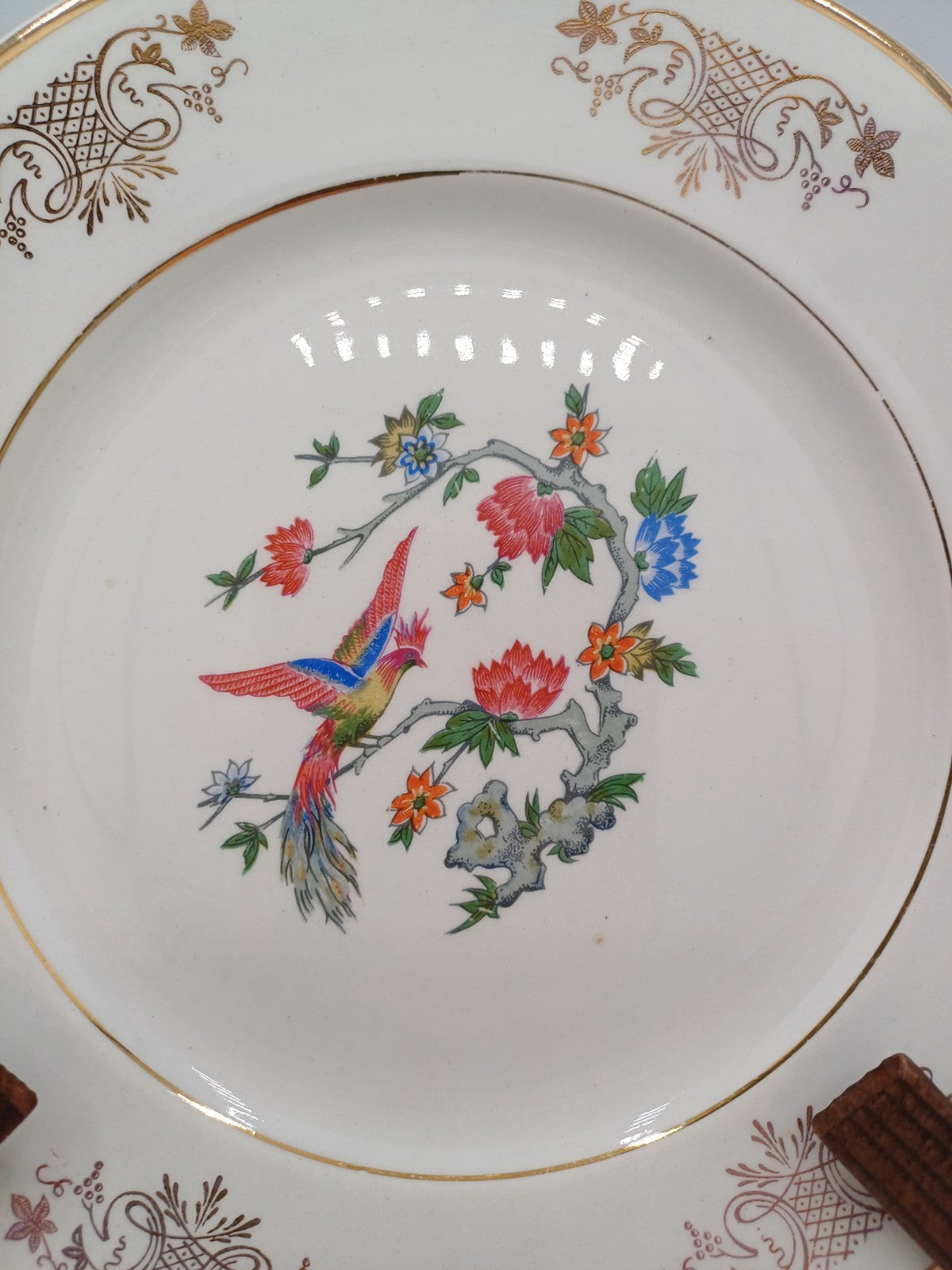 Lot de 12 assiettes à dessert – Porcelaine de Lunéville – Décor floral AR CONCEPT