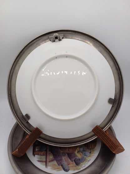 Lot de 2 assiettes en porcelaine allemande Bavaria – Winterling – Terra Veccttia AR CONCEPT