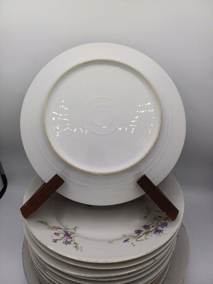 Service en porcelaine de Limoges - 15 pièces - Décor Floral AR CONCEPT