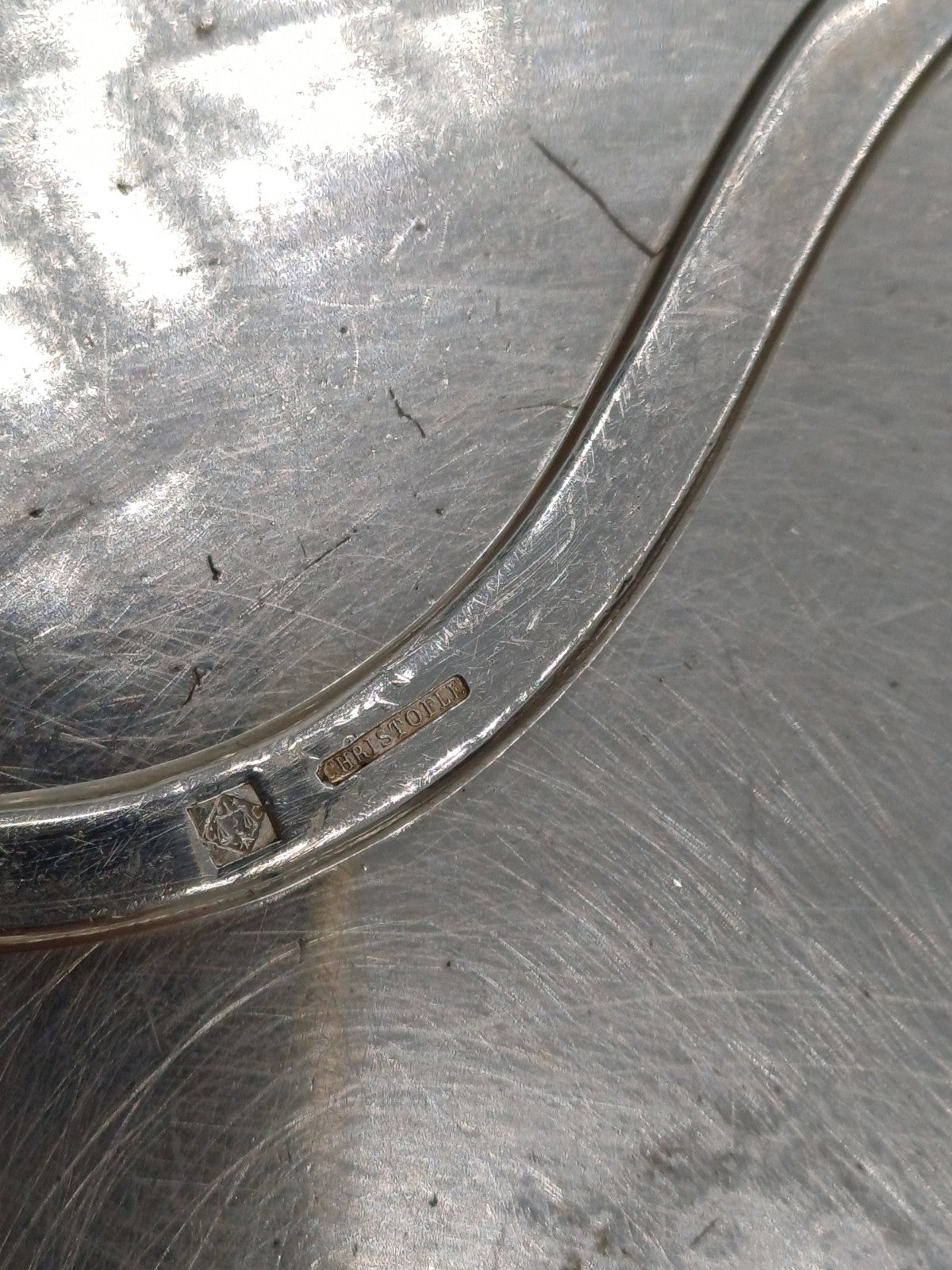 Lot de 2 dessous de bouteille – Christofle & signé PH - Métal Argenté AR CONCEPT